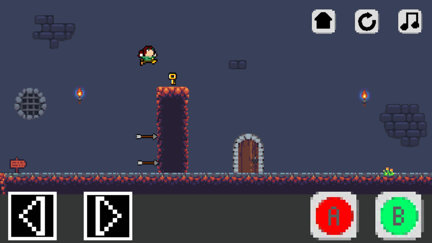 Arrow Kid Game Play Screenshot.