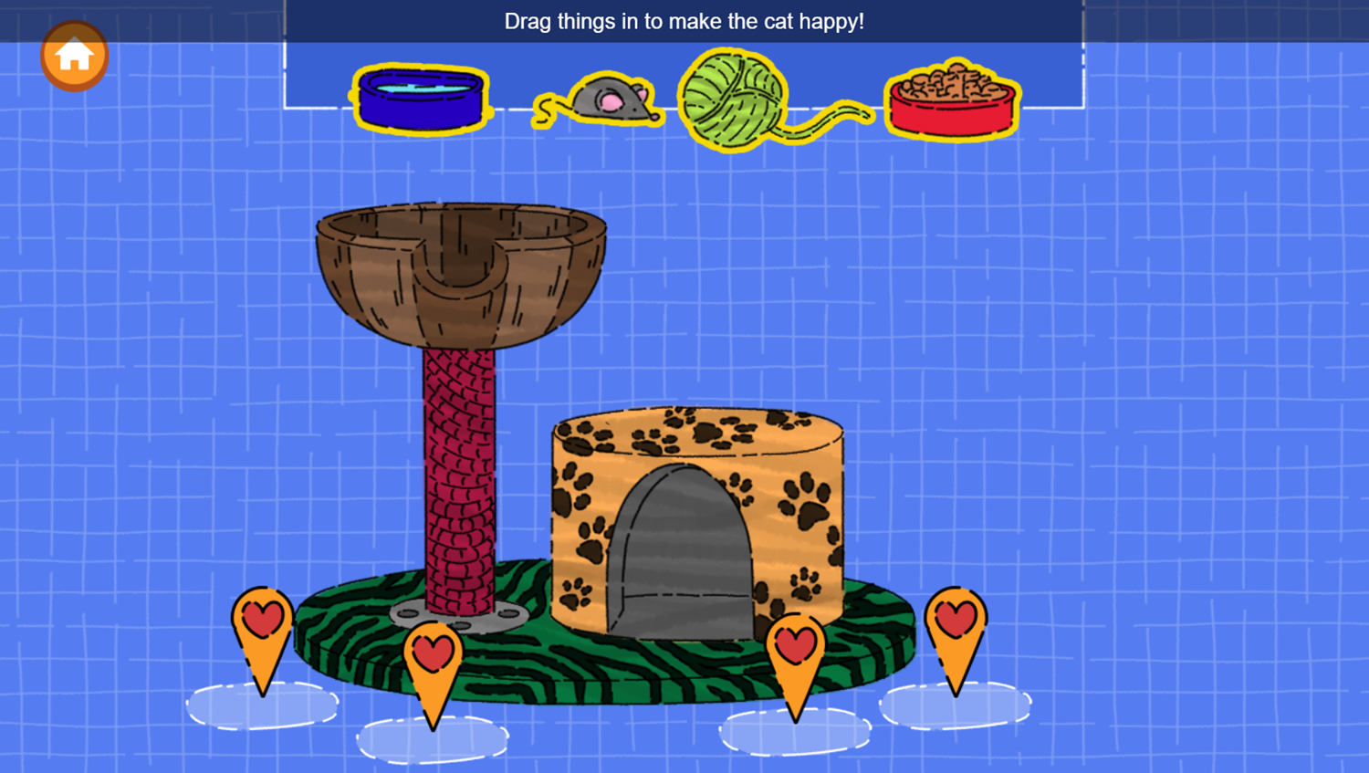 Arthur Animal Home Builder Game Add Accessories Screenshot.