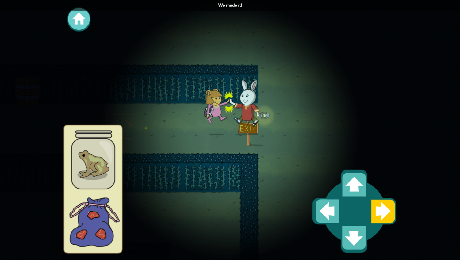 Arthur Moonlight Mazes Game Stage Complete Screenshot.