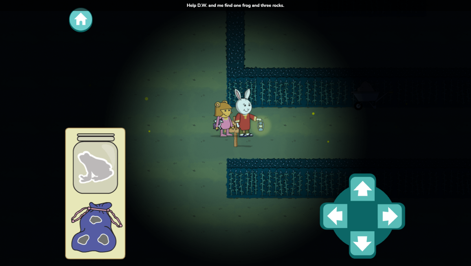 Arthur Moonlight Mazes Game Stage Start Screenshot.