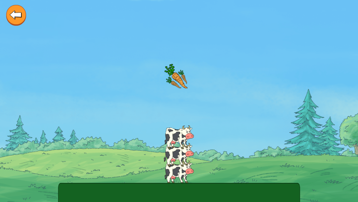 Arthur Tower of Cows Game Stack Gameplay Screenshot.