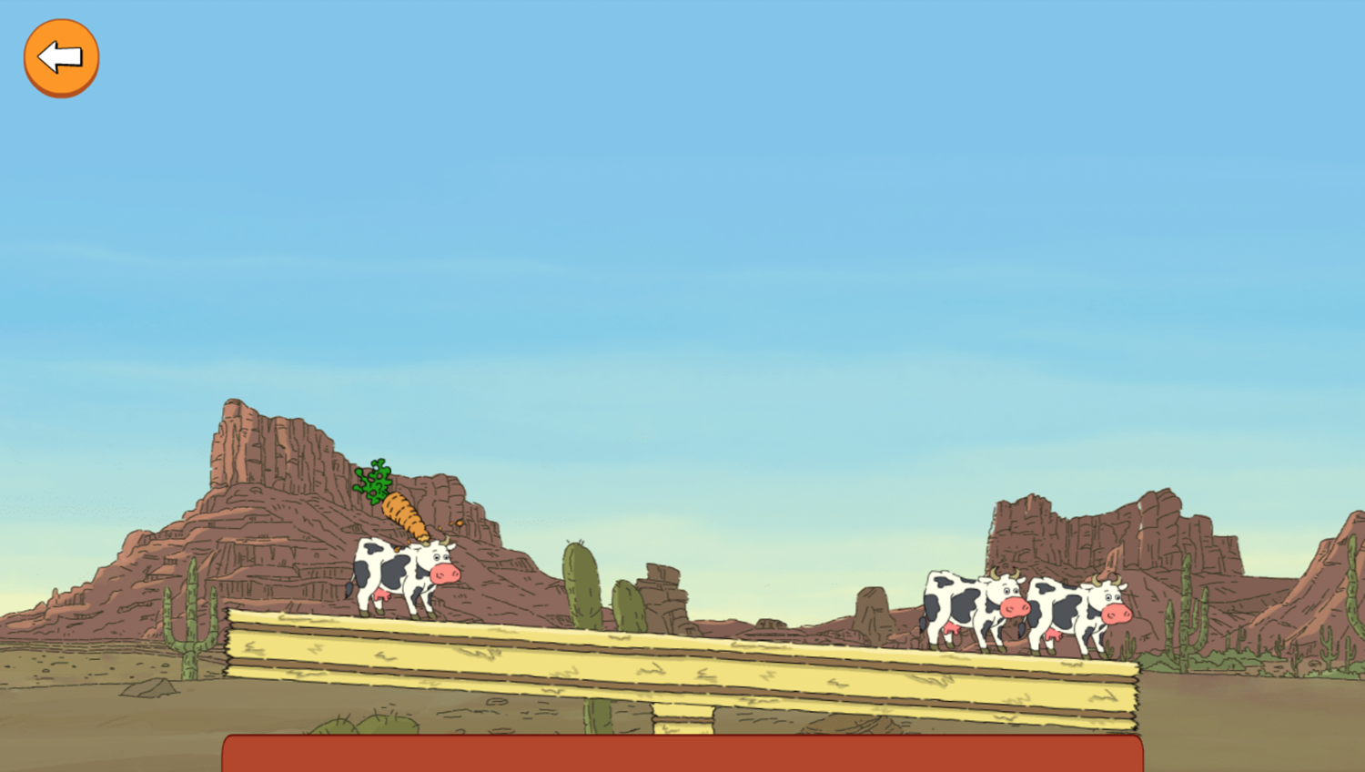 Arthur Tower of Cows Game Tip Gameplay Screenshot.