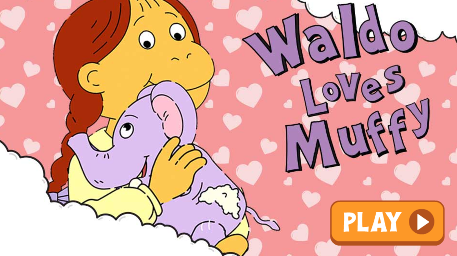 Arthur Waldo Loves Muffy Game Welcome Screen Screenshot.