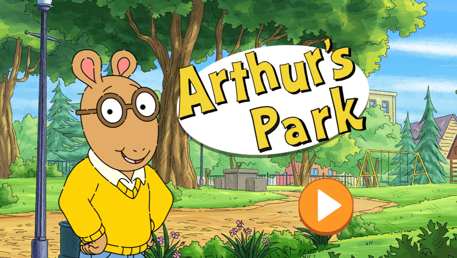 Arthur's Park Game Welcome Screen Screenshot.