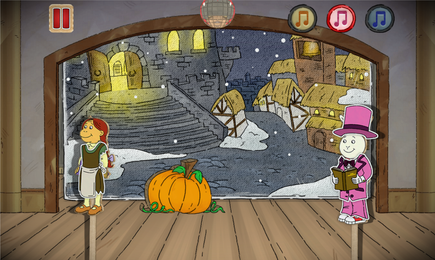 Arthur's Puppet Theater Cinderella Game After Midnight Screenshot.