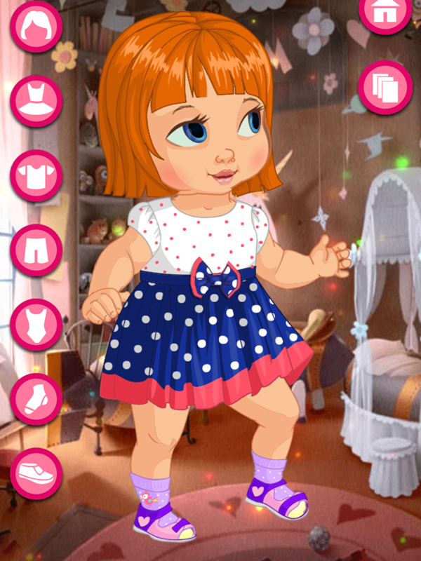 Baby DressUp Game Screenshot.