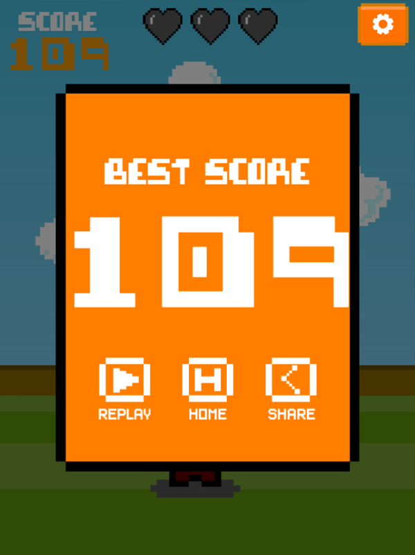 Balance Ball Game Best Score Screenshot.