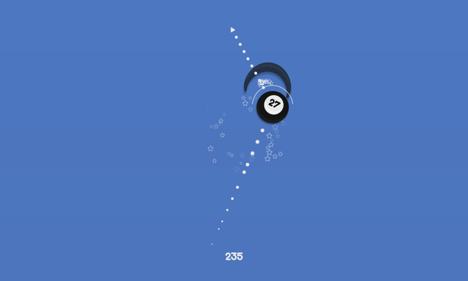 Ball 27 Game Bonus Star Collected Screenshot.