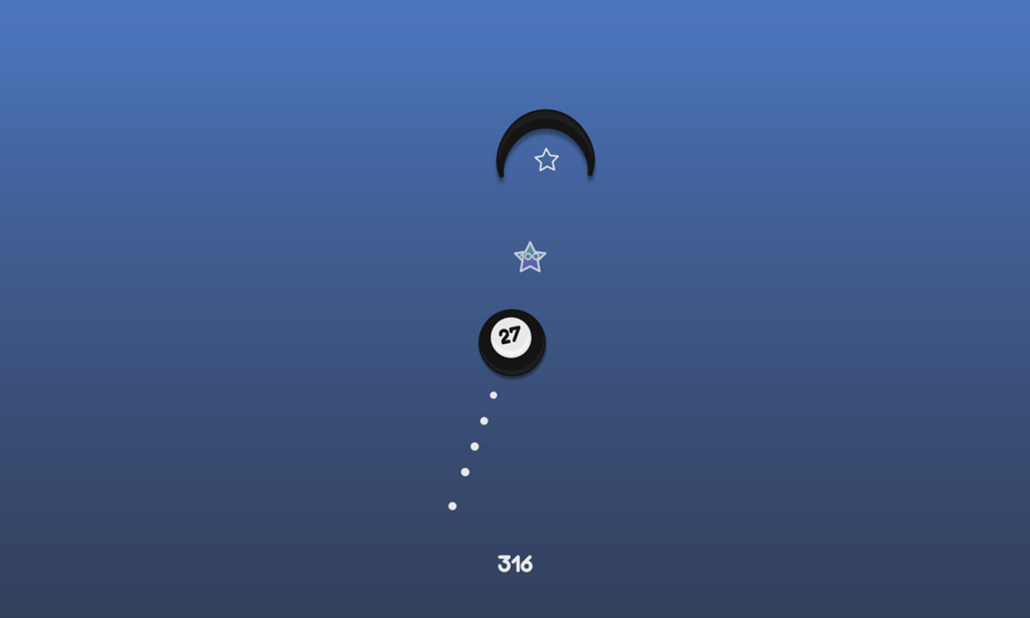 Ball 27 Game Bonus Star Screenshot.