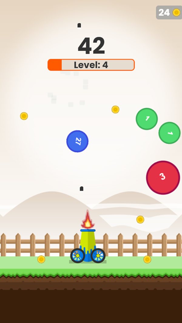 Ball Blaster Game Screenshot.