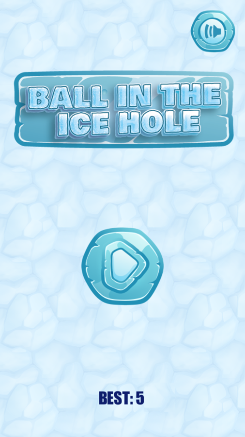 Ball In The Ice Hole Game Best Screenshot.