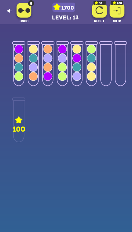 Ball Puzzle Game Progress Screenshot.