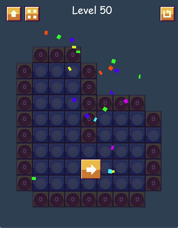 Ball Toss Puzzle Game Final Level Beat Screenshot.