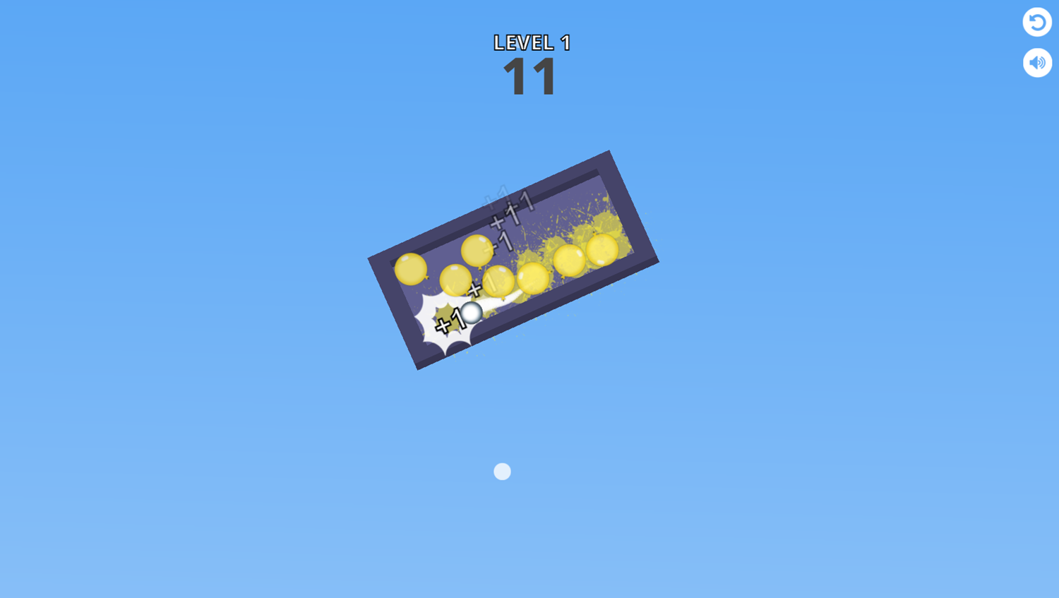Balloon Maze Game Level Play Screenshot.