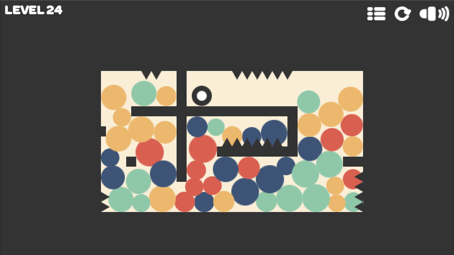 Balls Maze Game Final Level Screenshot.