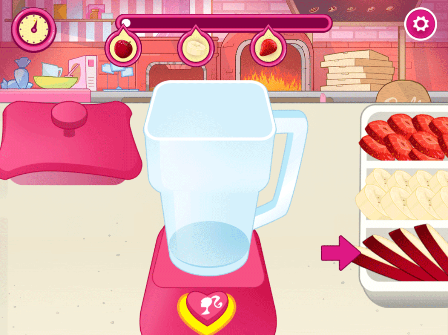Barbie You Can Be a Chef Game Include Fruits Screenshot.