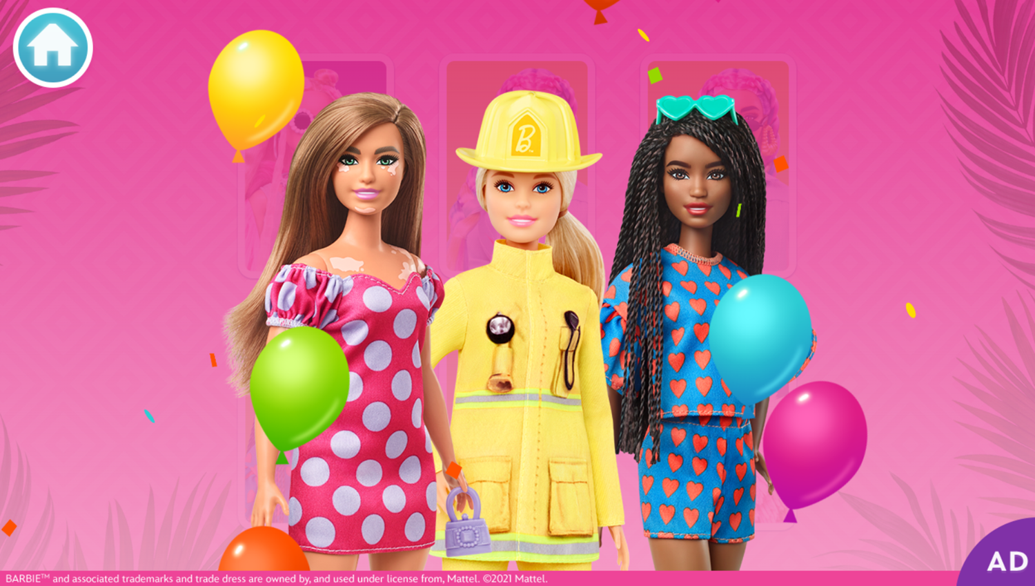 Barbie You Can Be Anything Matching Game Complete Screenshot.