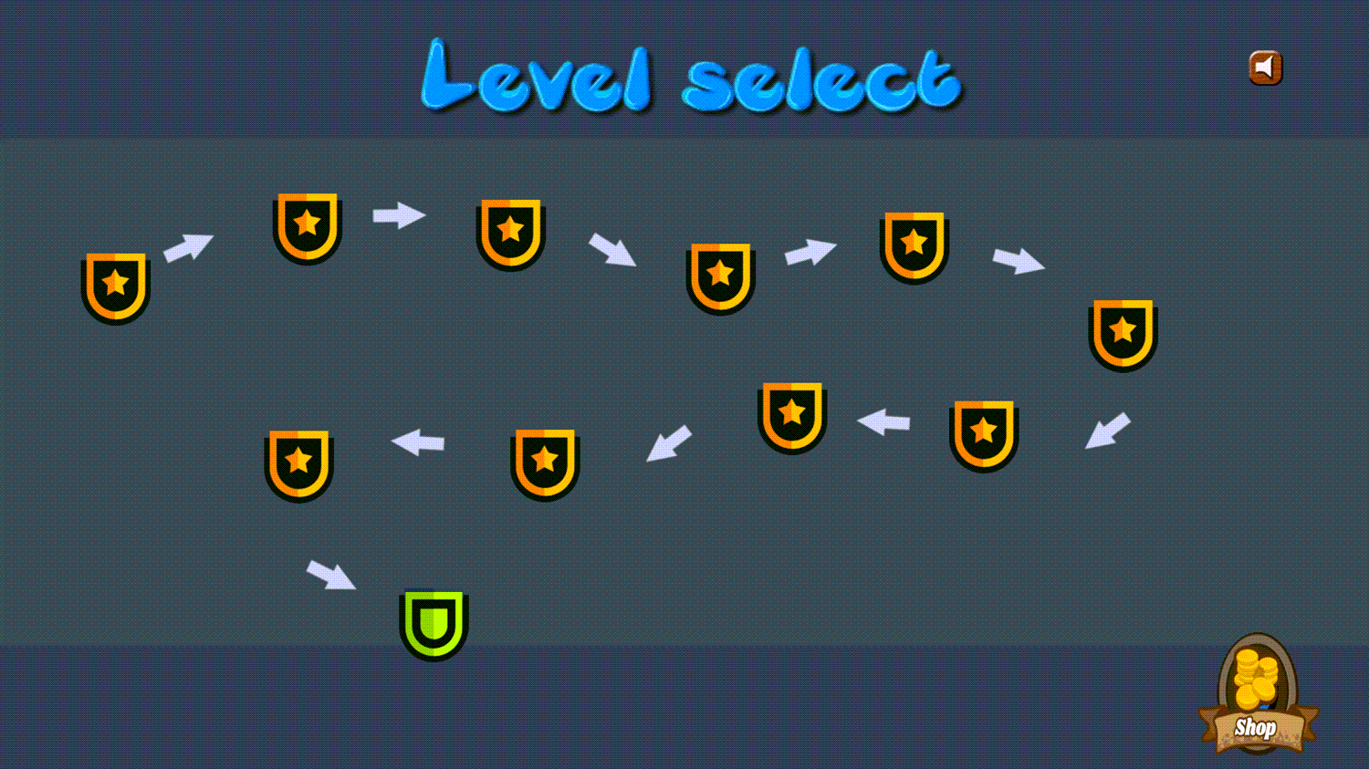 Base Defense Level Select Screenshot.