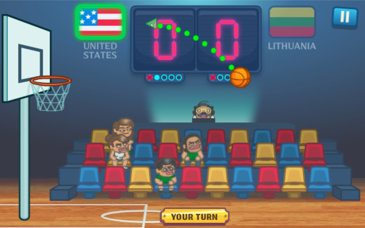 Basket Champs Game Screenshot.