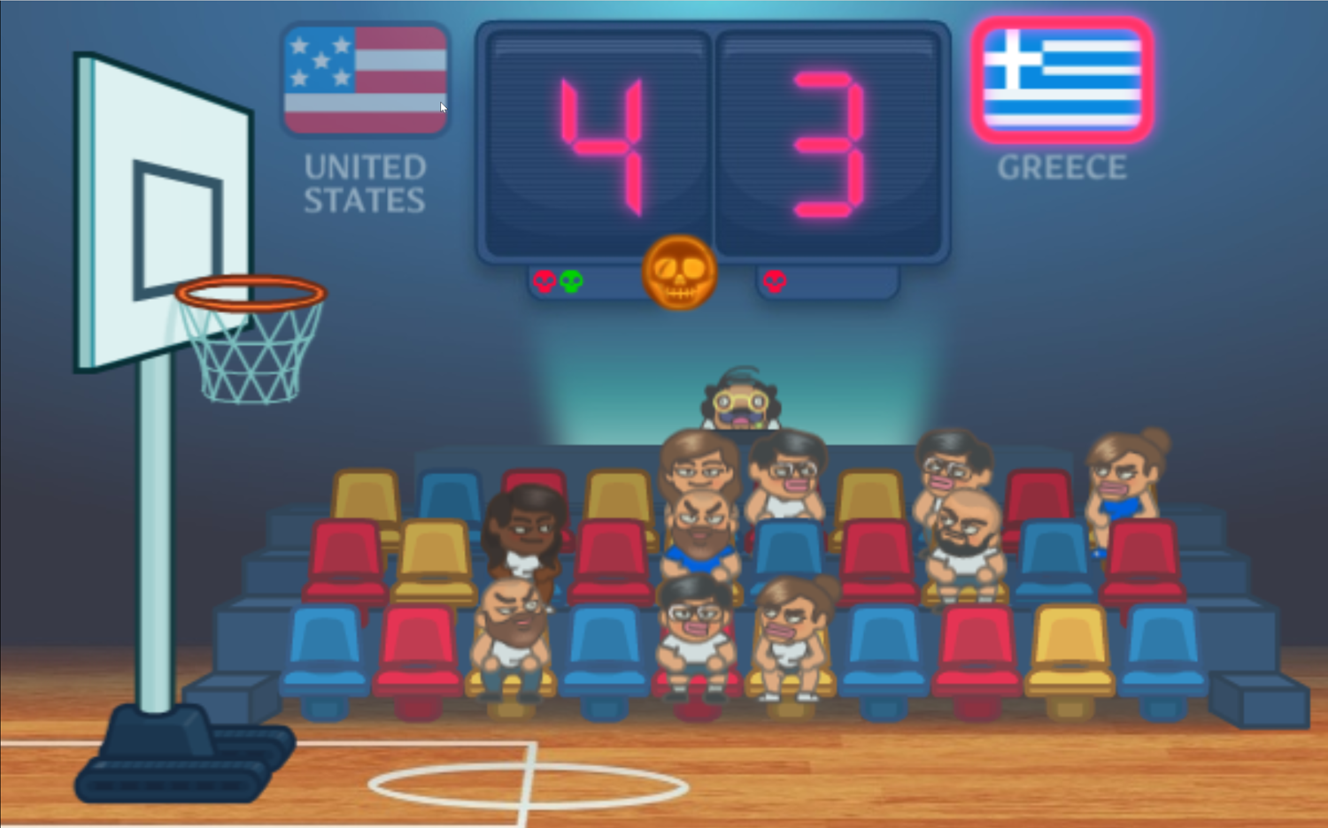Basket Champs Sudden Death Shot Screenshot.