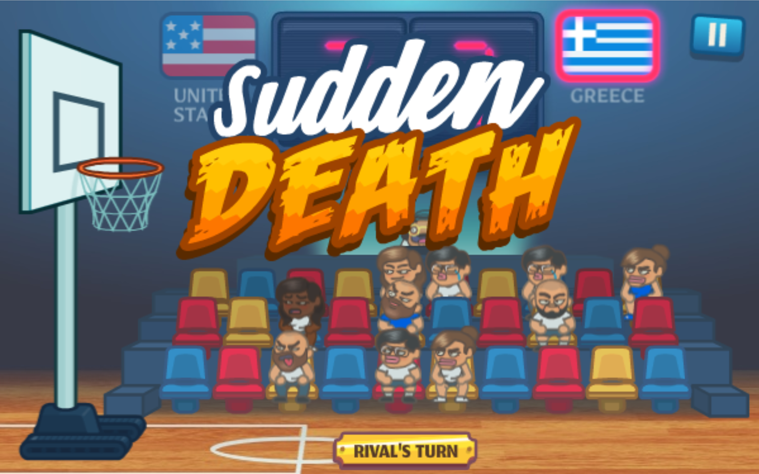 Basket Champs Sudden Death Screenshot.