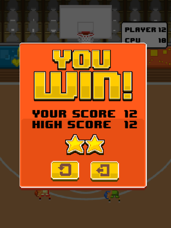 Basketball Legend Game Win Screenshot.