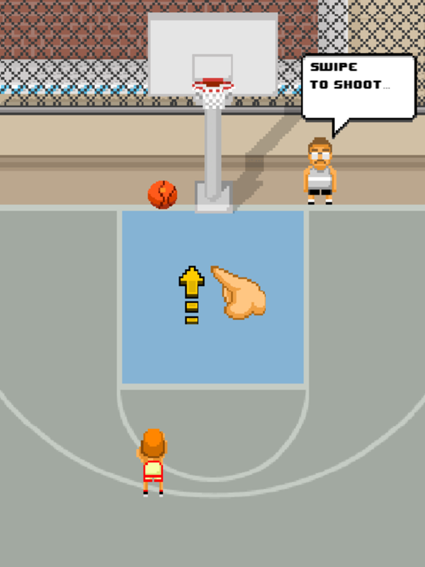 Basketball Legend Game How To Play Screenshot.