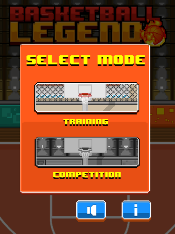 Basketball Legend Game Select Mode Screenshot.