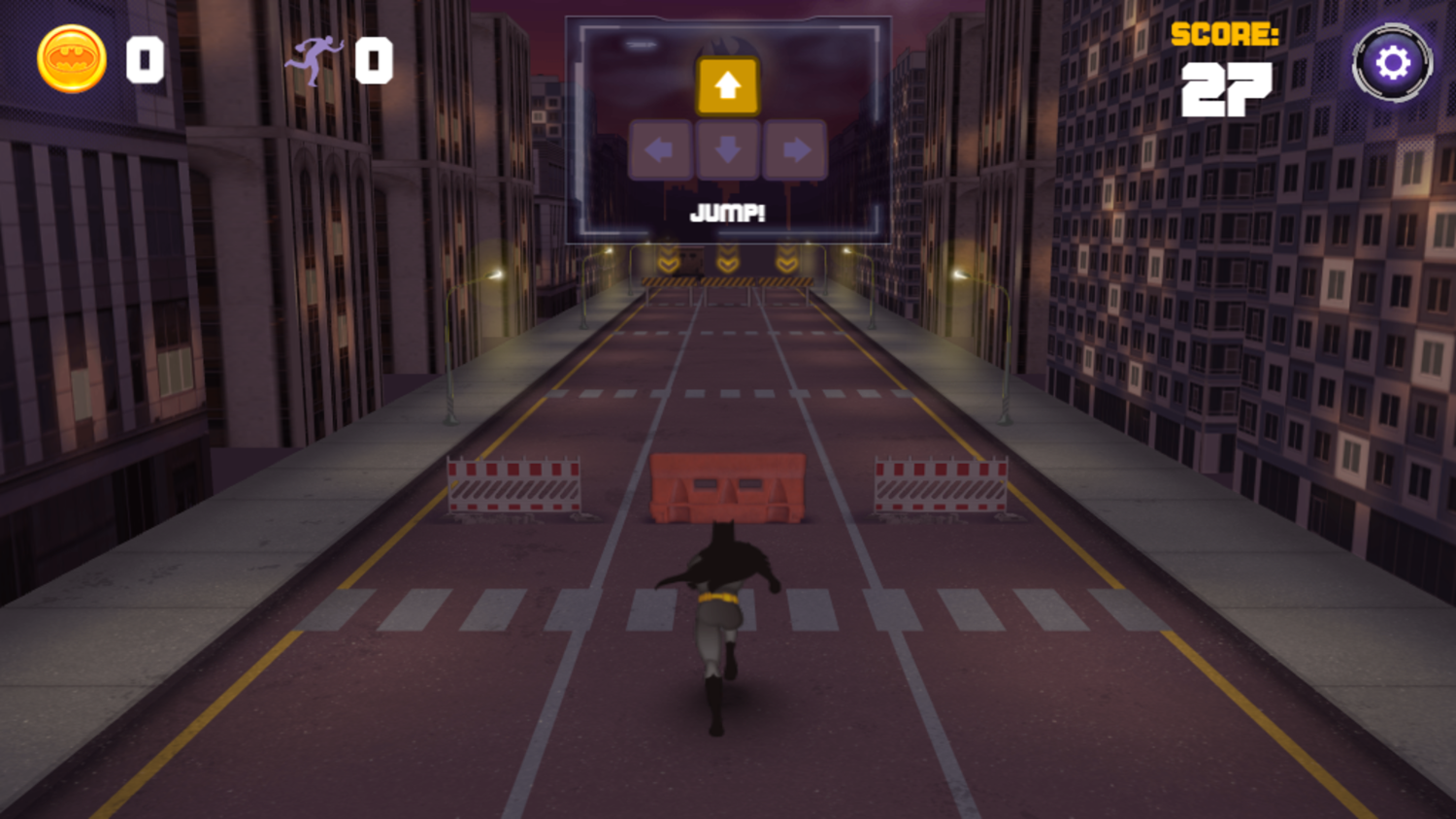 Batman Caped Crusader Chase Game How To Jump Screenshot.