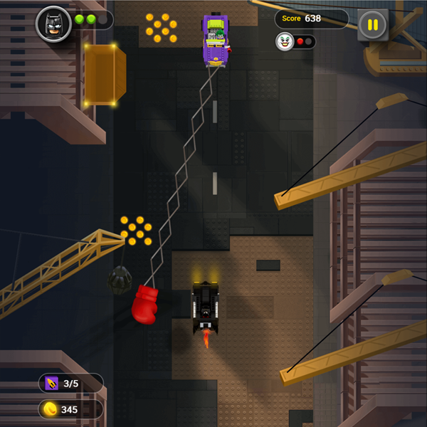 Batman Gotham City Speed Game Screenshot.