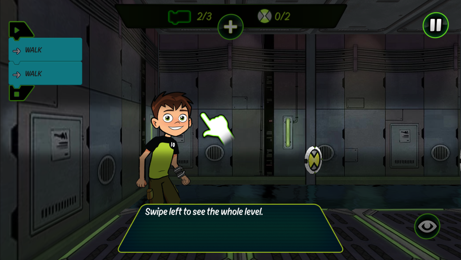 Ben 10 Omnicode Game How To Play Screenshot.