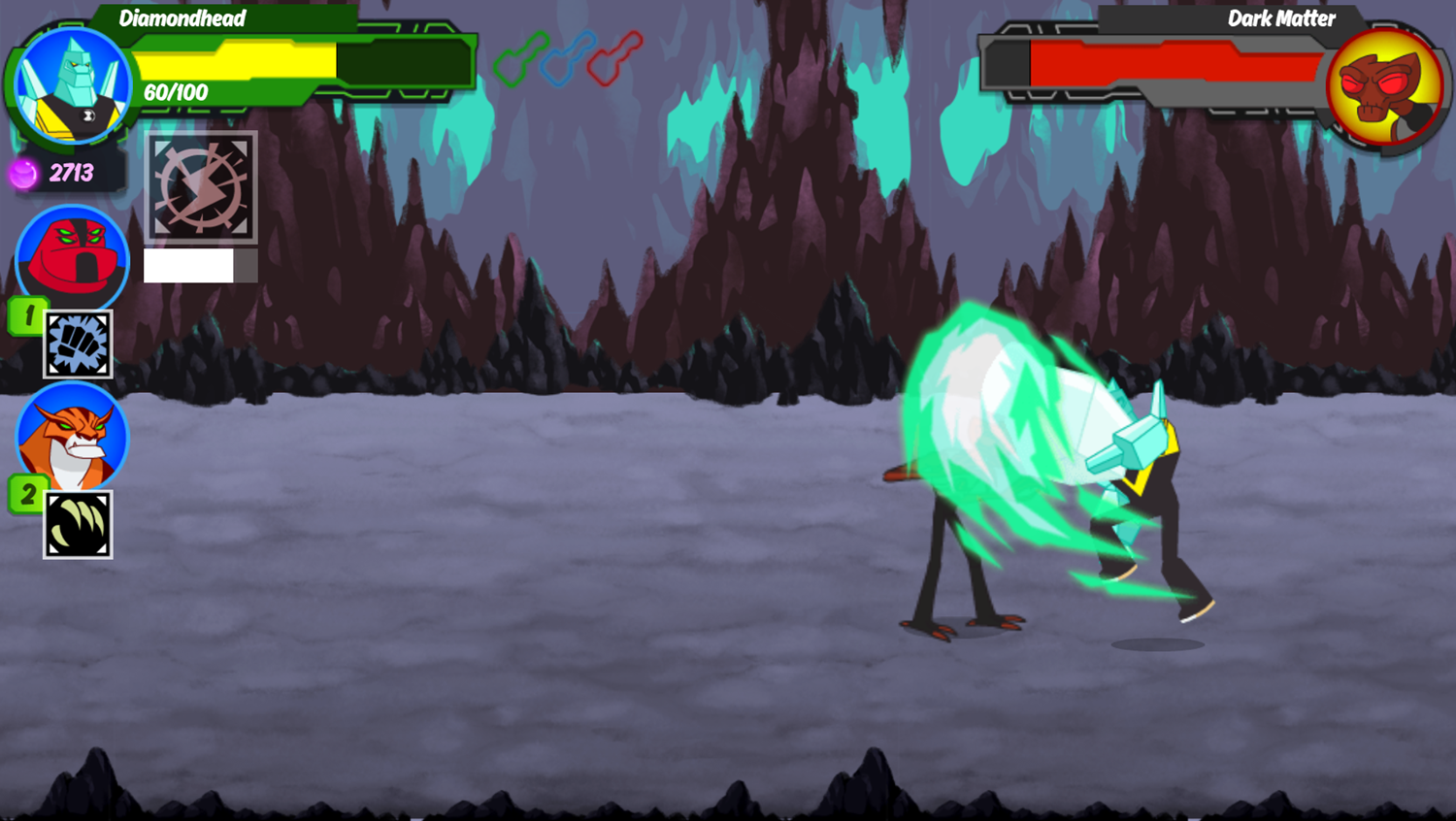 Ben 10 Omnitrix Shadow Game Boss Fight Screenshot.