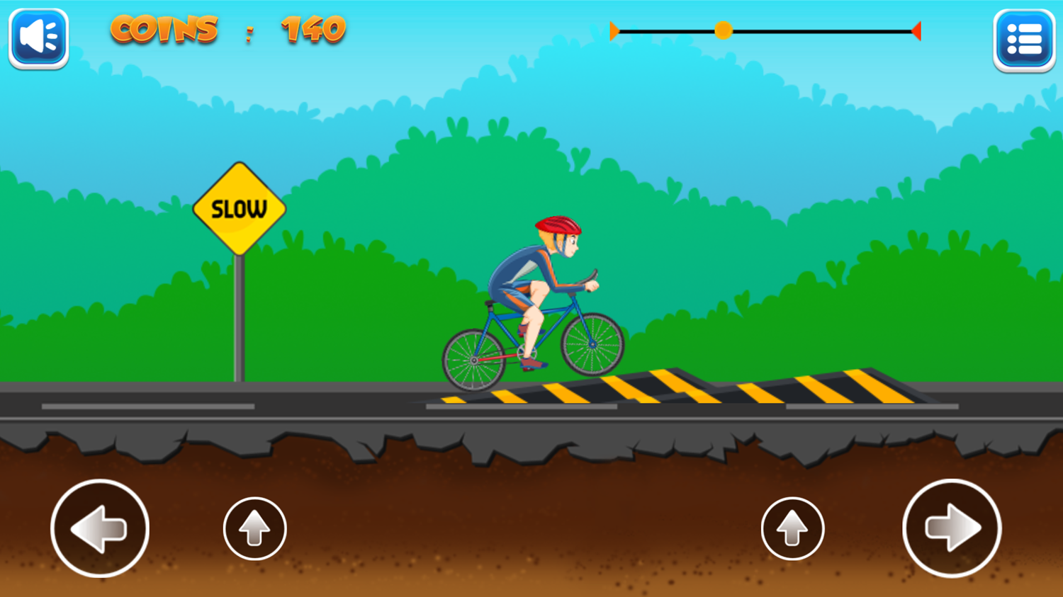 Bicycle Journey Game Play Screenshot.