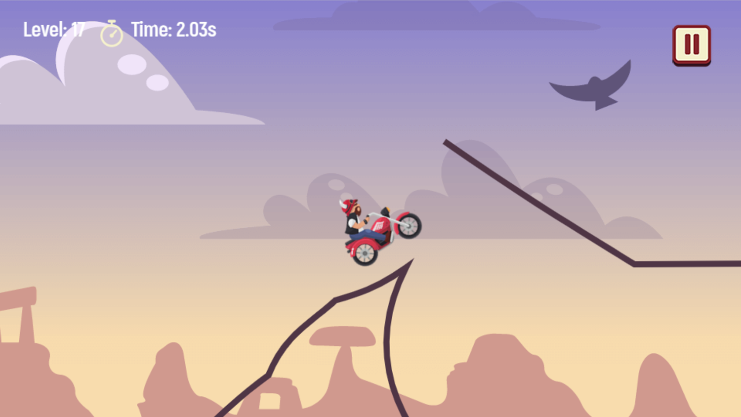 Biker Lane Game Screenshot.