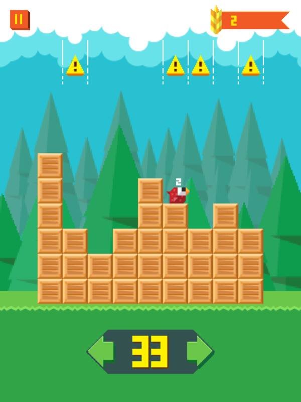Birdy Rush Game Play Screenshot.