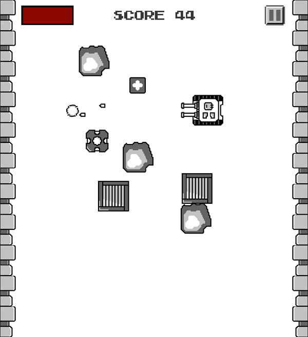 Bit Tank Game Play Screenshot.