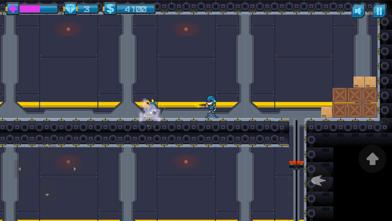Blastman Game Level Progress Screenshot.