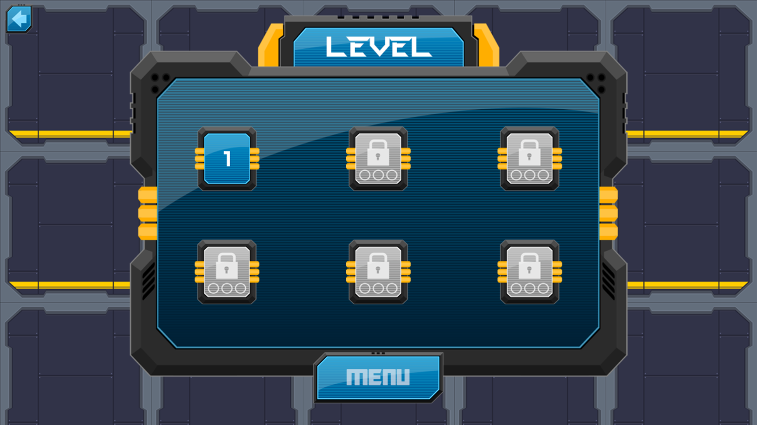 Blastman Game Level Select Screenshot.