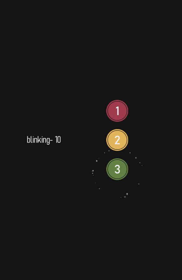 Blinking Game Play Screenshot.