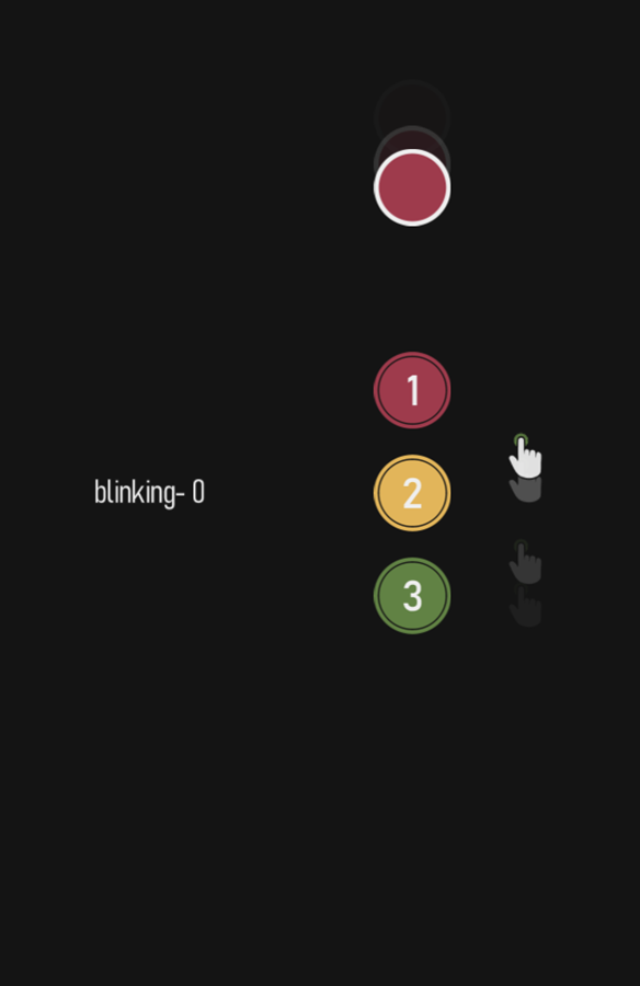 Blinking Game Start Screenshot.