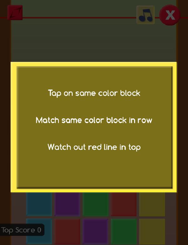 Block Paradize Game How To Play Screenshot.