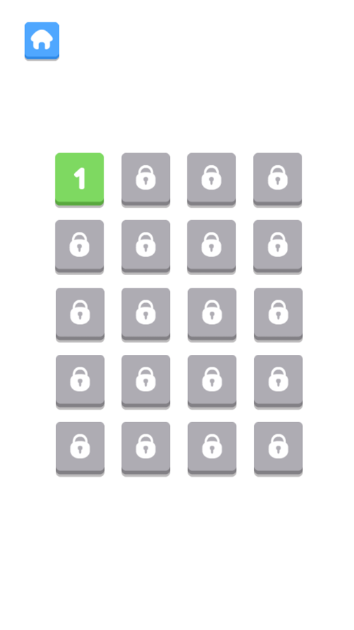 Block Puzzle Game Level Select Screenshot.
