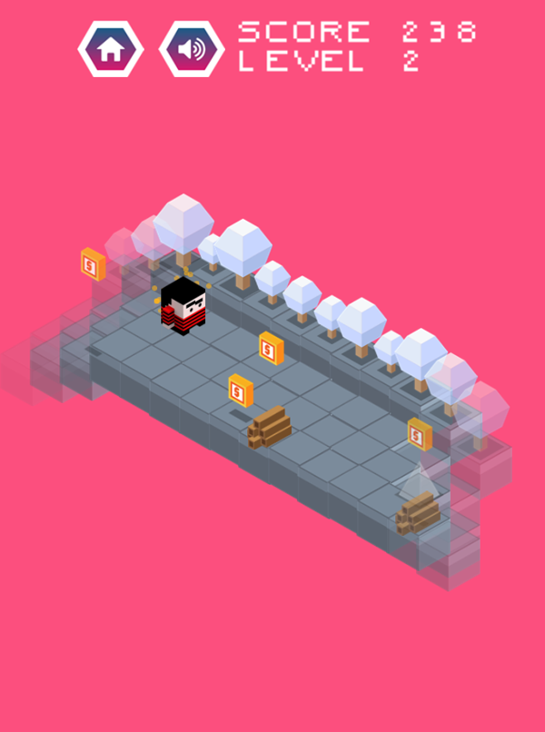 Blockheadz Game Play Screenshot.