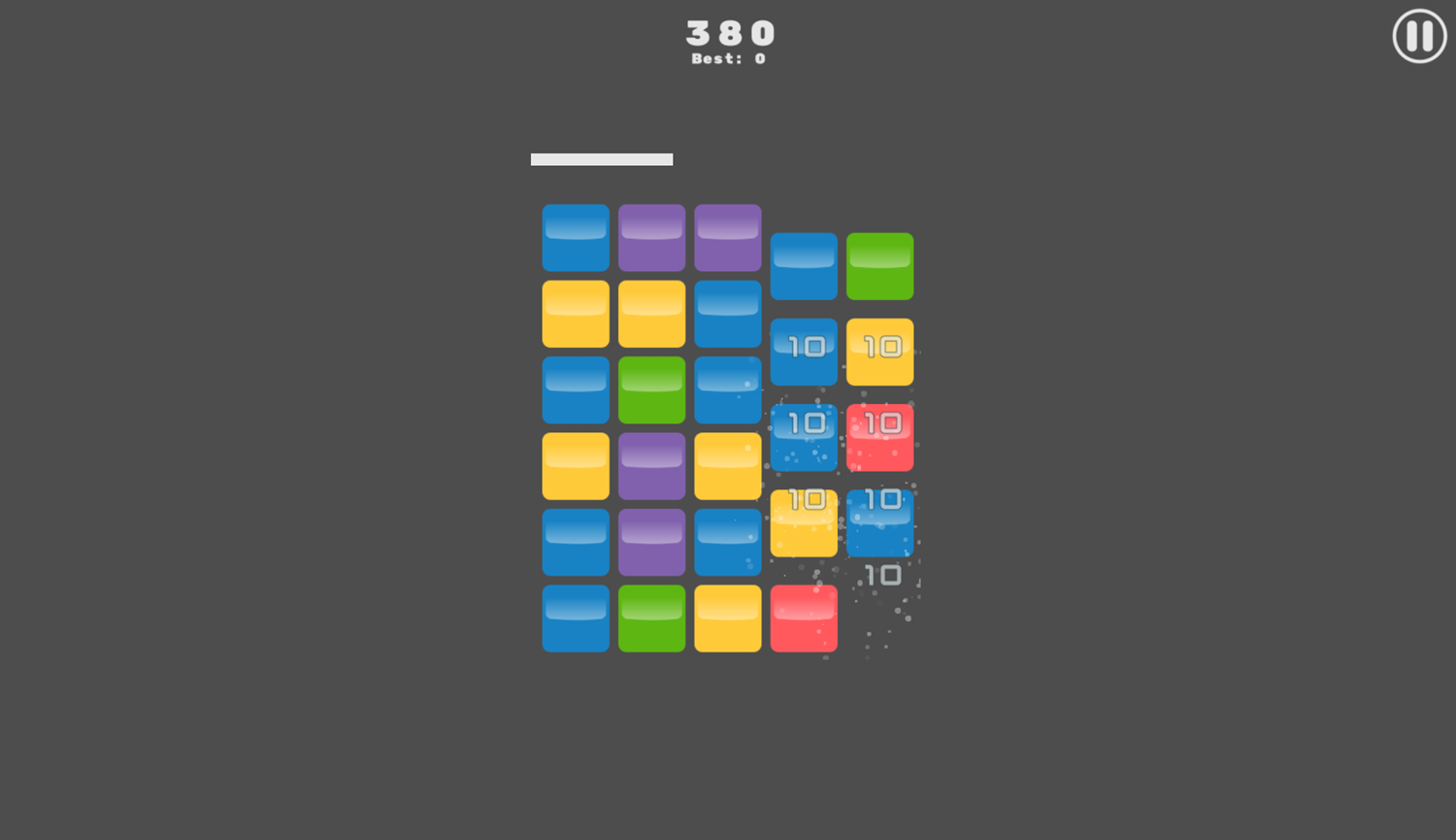 Blocks3 Game Play Screenshot.