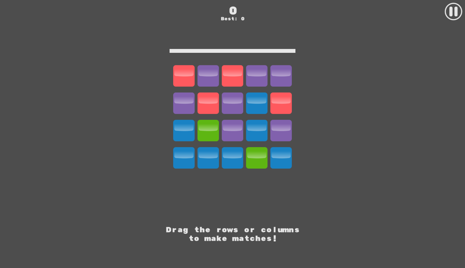 Blocks3 Game Start Screenshot.