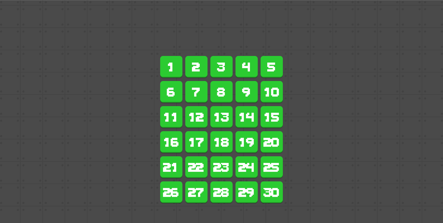 Blockzzle Game Level Select Screen Screenshot.