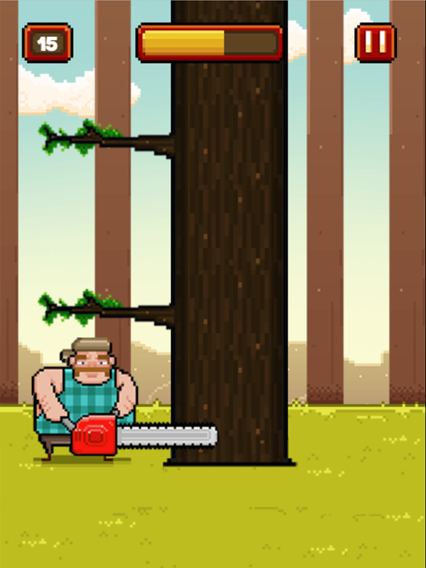 Bob and Chainsaw Gameplay Screenshot.
