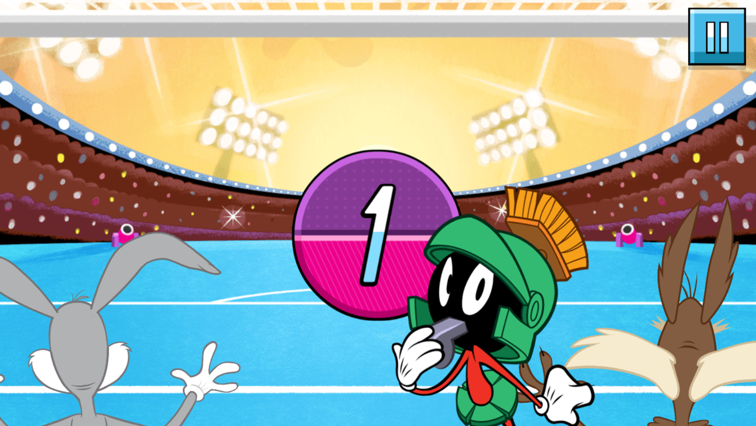 Boomerang All Stars Super Goalie Game Start Screenshot.