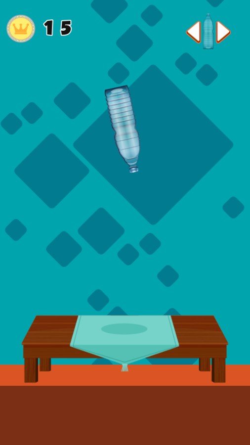 Bottle Flip Game Play Screenshot.