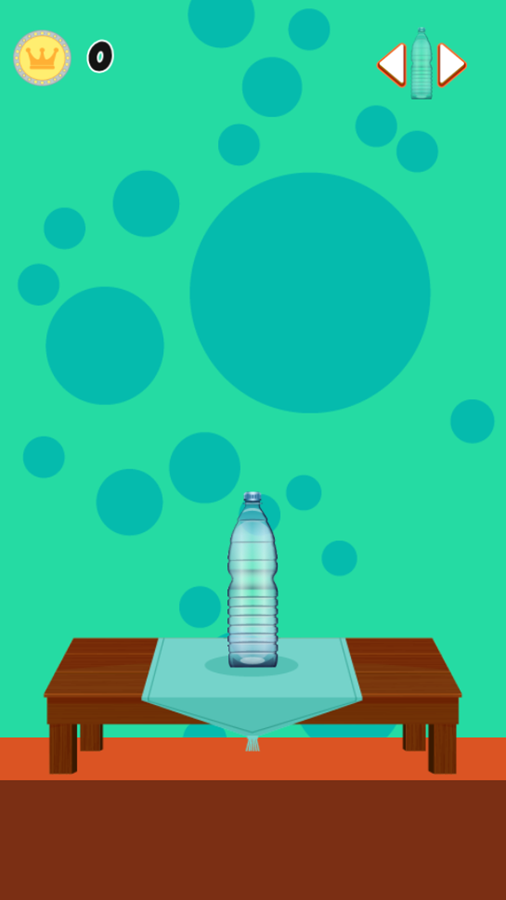 Bottle Flip Game Start Screenshot.